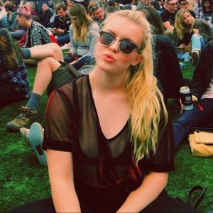 Sheer Festival tee from Boohoo